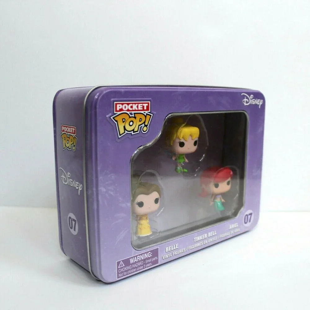 Funko Pocket Pop! Disney Belle, Tinker Bell & Ariel Mini Vinyl Figures